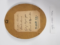 1922-0220-TEK b.jpg; 1922-0220-TEK; Miniatuurportret van Christina Corneliae Vorkestaart; tekeningen